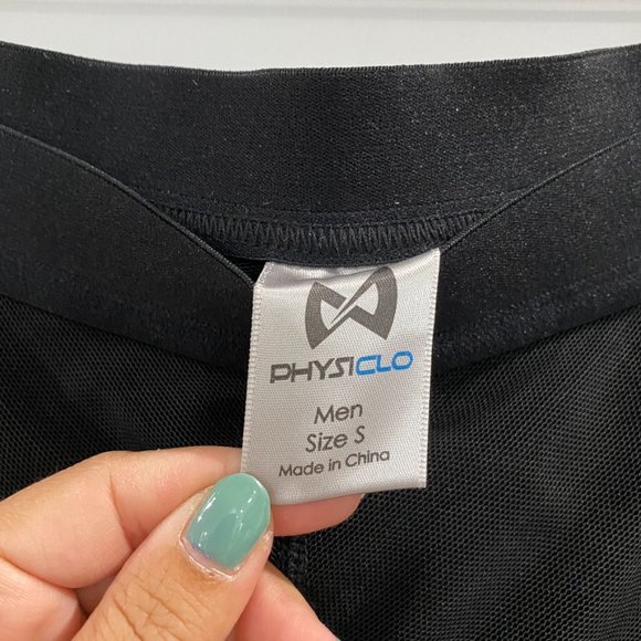 Physiclo Mens Resistance Compression Shorts Cycling Running Black Small - Picture 3 of 10